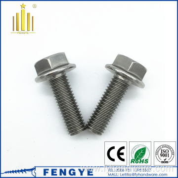 M24 stainless steel hex flange bolt for sale